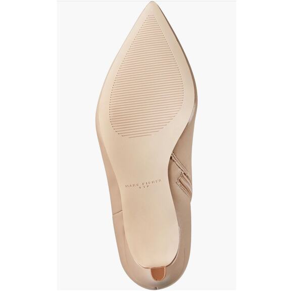 Marc Fisher LTD Genessa 2 Pointed Toe Over the Knee Boot Med Natural 8 - Picture 7 of 7